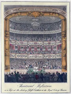 Images Dated 19th August 2008: The Royal Coburg Theatre and audience in 1822