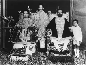 Monarchs Prints: Royal family of Ethiopia (Abyssinia)