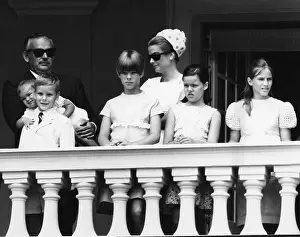 Stephanie Prints: The Royal Family watching the U.S. Air Force band perform from the Palace balcony