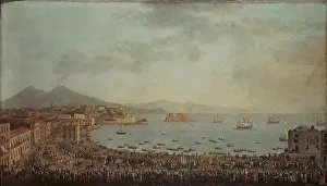Demonstration Prints: Royal Procession in Piedigrotta (Corteo reale a Piedigrotta)