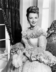 Diamond Necklace Prints: A ROYAL SCANDAL, Anne Baxter, 1945