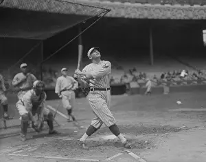 Batting Prints: Royce Ross Youngs played ten seasons in Major League Baseball for the New York Giants