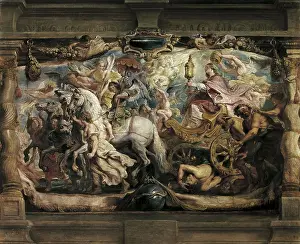 RUBENS, Peter Paul (1577-1640). The Triumph of the Church over Fury, Hatred and Discord. 1628