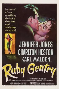 Jones Prints: RUBY GENTRY, US poster art, from left: Charlton Heston