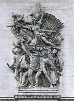 Parisians Prints: RUDE, Franois (1784-1855). The Departure of the Volunteers of 1792 or The Marseillaise