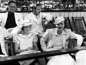 Rudolph Prints: Rudolph Sieber and Josef Von Sternberg (back) with Marlene Dietrich and her daughter