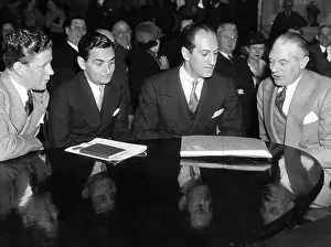 Composer Prints: Rudy Valee, Irving Berlin, George Gershwin and Gene Buck president of ASCAP