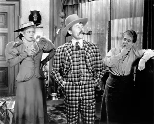Pipe Prints: RUGGLES OF RED GAP, from left, Mary Boland, Charles Ruggles, Maude Eburne, 1935