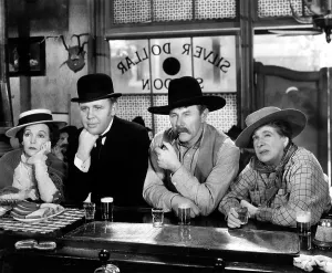 Hand To Chin Prints: RUGGLES OF RED GAP, Zasu Pitts, Charles Laughton, Charles Ruggles, Maude Eburne, 1935
