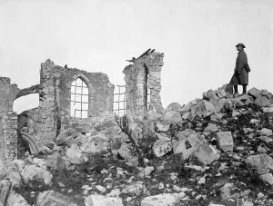 Witness Prints: Ruined medieval church in Montfaucon