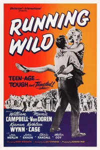 Teenagers Prints: RUNNING WILD, US poster art, 1955