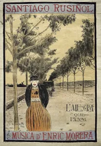 Sainttiago 1861 1931 Prints: RUSIOL i PRATS, Sainttiago (1861-1931). L'Alegria que passa. ca. 1891