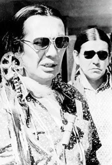 Braids Prints: Russell Means, and Clyde Bellecourt
