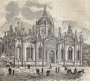 Moskva Prints: Russia (1883). Moscow. Monastery of Wosnessenie