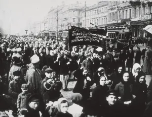 Saint Petersburg Prints: RUSSIA. Saint Petersburg. Russian revolution (1917)
