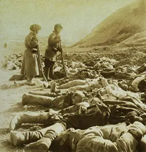 China Prints: Russian soldiers killed near 203 Metre Hill during the final 2 months of the Siege of Port Arthur