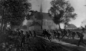 Mutiny Prints: Russian WW1 soldiers deserting the Kerensky offensive in July 1917