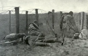 Barbed Wire Prints: Russian WW1 soldiers who died entangled in battlefield barbed wire