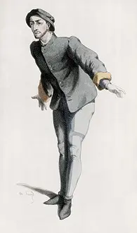 Ruzzante, character of the Commedia dell'Arte. Etching. FRANCE. Paris. Muse Carnavalet (Carnavalet Museum). AISA/Everett Collection**US SALES ONLY**
