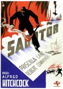 Images Dated 2nd March 2011: SABOTEUR, (aka SABOTOR), (Swedish poster art), 1942