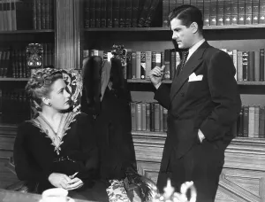 Cummings Prints: SABOTEUR, from left, Priscilla Lane, Robert Cummings, 1942