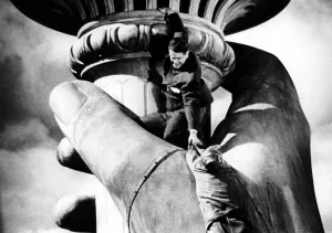 Holding On Prints: SABOTEUR, Robert Cummings, Norman Lloyd, 1942