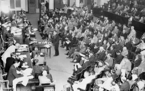State House Prints: The Sacco-Vanzetti case came back to life Inside Gardener Auditorium at the State House