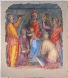 Togetherness Prints: Sacred Conversation with the Madonna and Child and Sts Lucy