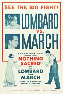 Lombard Prints: NOTHING SACRED, from top: Carole Lombard