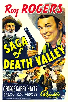 Hayes Prints: SAGA OF DEATH VALLEY, top from left: George Gabby Hayes, Roy Rogers, 1939