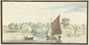 Brush Prints: Sailing ships on the Lower Merwede in the Papendrechtse Dike