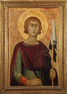 Tuscan Prints: SAINT ANSANUS, by Simone Martini