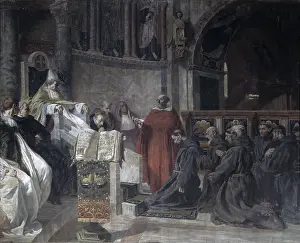 Bystanders Prints: Saint Francis before Pope Innocent the Third