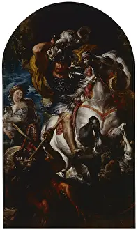 Knight Prints: Saint George and the dragon (Sint Joris en de draak)