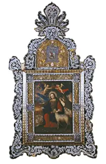 Saint John Prints: Saint John. Colonial baroque. Oil on canvas