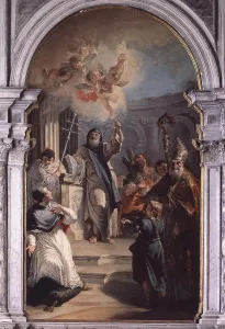 Steps Prints: Saint Lawrence Giustiniani and other Saints
