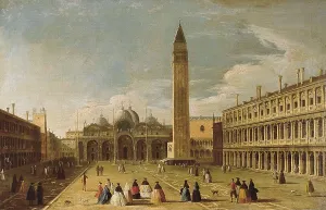 18th C Prints: Saint Mark's Square at Venice