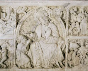 Cathedral Of St Prints: Saint Paul indoctrinating Saint Tecla