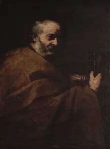 Receding Hairline Prints: Saint Peter, by Jusepe de Ribera detto Spagnoletto