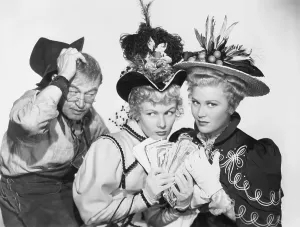 Fitzgerald Prints: THE SAINTED SISTERS, from left: Barry Fitzgerald, Veronica Lake, Joan Caulfield, 1948