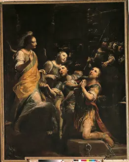 Hands Clasped Prints: The Saints Fermo and Rustico in jail