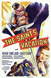 Sinclair Prints: THE SAINT'S VACATION, US poster