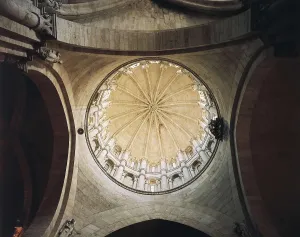 Salamanca Prints: Salamanca Old Cathedral. Cock Tower