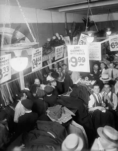 Sales Prints: Sale at a men's clothing store in the Washington D