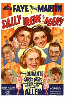 Images Dated 20th December 2007: SALLY, IRENE AND MARY, (middle row) Fred Allen