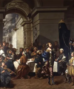 Banquet Prints: Salom Dancing, by Giambattisti or Giovan Battista Lucini