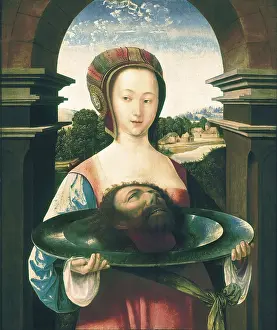 Salome with the Head of John the Baptist. 1524. Flemish art. Painting. NETHERLANDS. Amsterdam. Rijksmuseum. AISA/Everett Collection**US SALES ONLY**