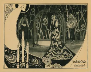 SALOME, lobbycard, Alla Nazimova, costumes and art direction by Natasha Rambova, 1922