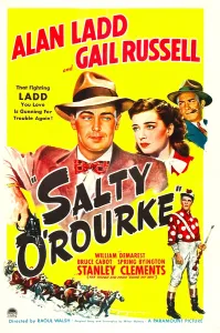 Bow Tie Prints: SALTY O'ROURKE, US poster, from left: Alan Ladd