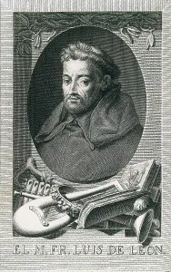 Fray Luis De 1528 1591 Prints: SALVADOR CARMONA, Manuel (1734-1820). Portrait of Fray Luis de Leon. 1771